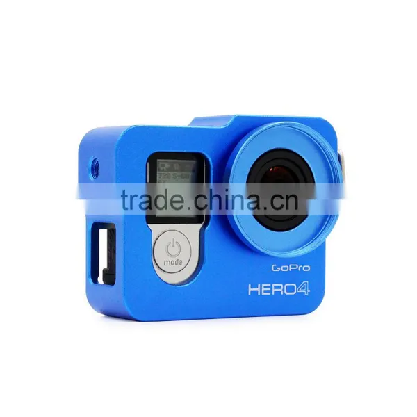 Go Pro Alloy CNC Aluminium Protective Housing Shell Case for Hero3+/4. photo-4