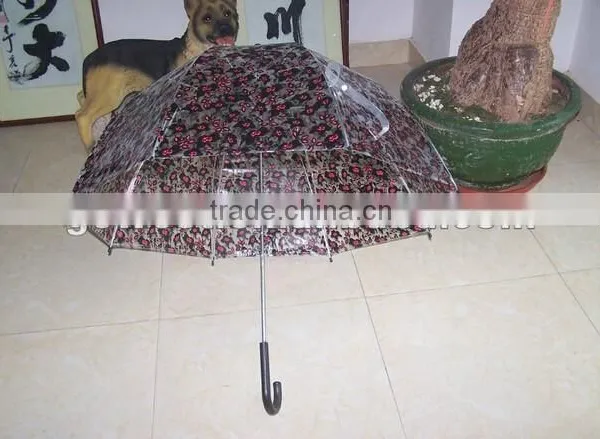 OEM Wholesale and Factory Manufacturing New Promotional Straight Promotional Outdoor Transparent Gift Umbrella photo-3