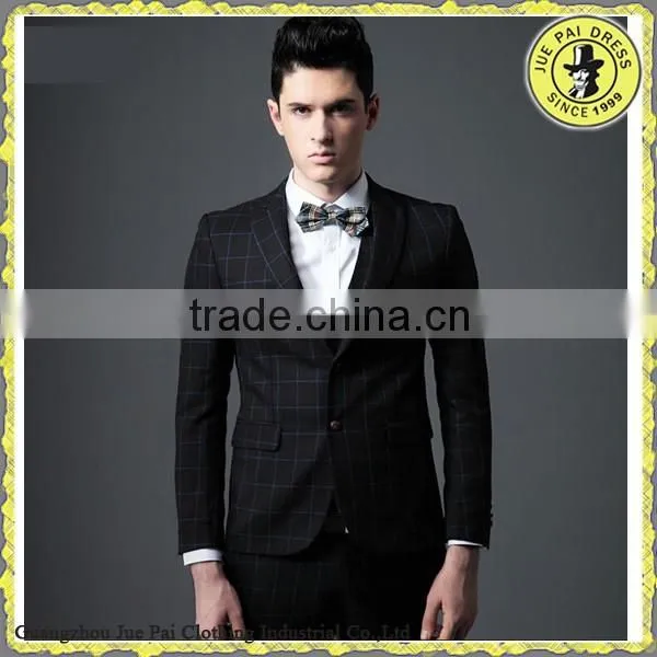 Fashion Checked Wedding Party Dresses For Men