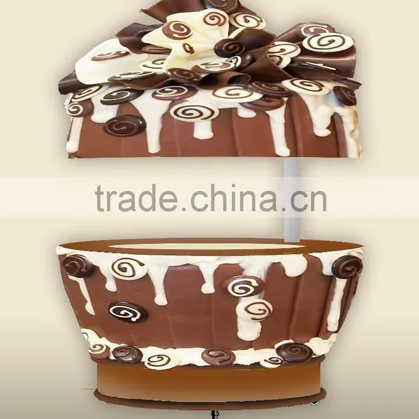 Fiberglass Mobile Coffee Kiosk Mobile Food Cart 2015 photo-4