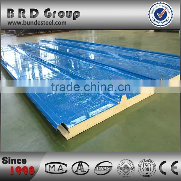 New Material Zinc Coated PU Sandwich Roof Panel photo-5