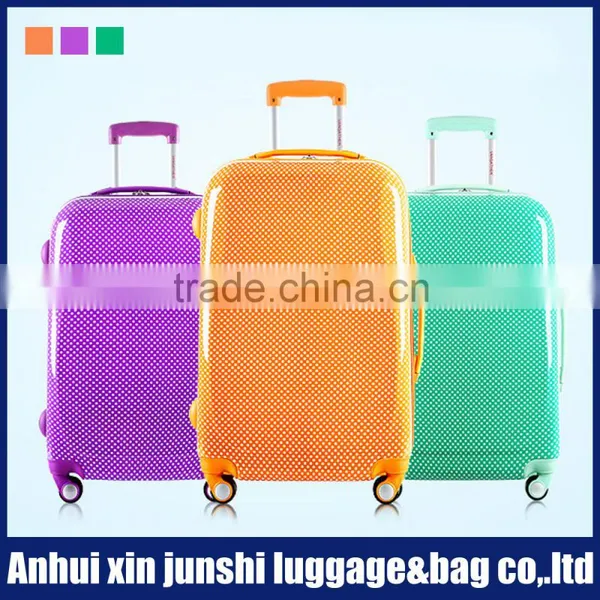 ABS+PC Travel Luggage With Full Zipper,connecting the Case Body Luggage Trolley Bags
