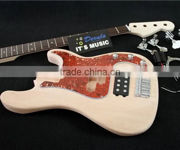 China Unfinished Competitive DIY High Electric Bass Guitar Kits photo-3