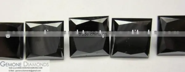 Black Moissanite Diamond In Princes Cut At Wholesale Price In India photo-2