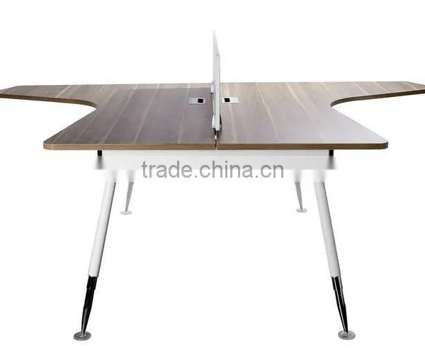 Factory Price Commercial Practical Design Popular White Lacquer Computer Desk photo-6