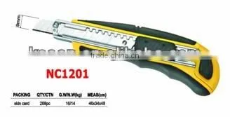 NC-1201,9mm carbon steel blade utility knife