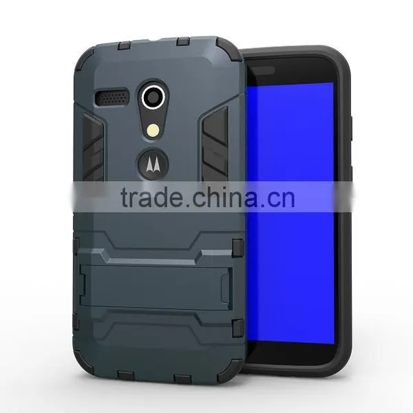 Wholesales Iron-Bear Rugged Hybrid Stand Shockproof Phone Case Cover For Motorola Moto G photo-4