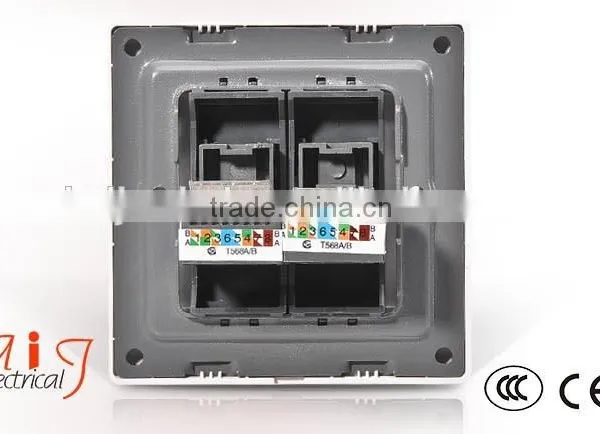 China Factory Direct Sale 2015 Newest UK Double Computer Socket,British Style Socket photo-6