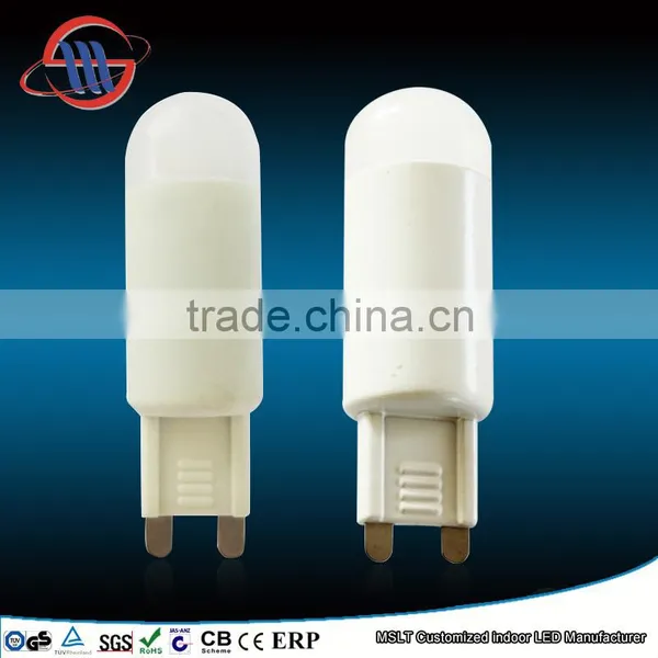 Factory Price 220-240v 2.5w Pc+aluminium Material Led Light g9 H-enail, Led Lamp g9