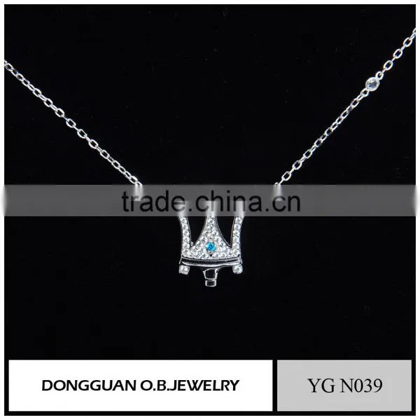 925 Sterling Silver Lucky Jewelry Necklace Fashion Rhodium Plated Chain Necklace From China photo-3