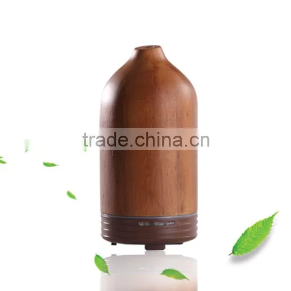 China Wholesale High Quality Wood Night Light Ultrasonic LED Aroma Diffuser,wood Essential Oil Diffuser With RoHS,CE photo-4