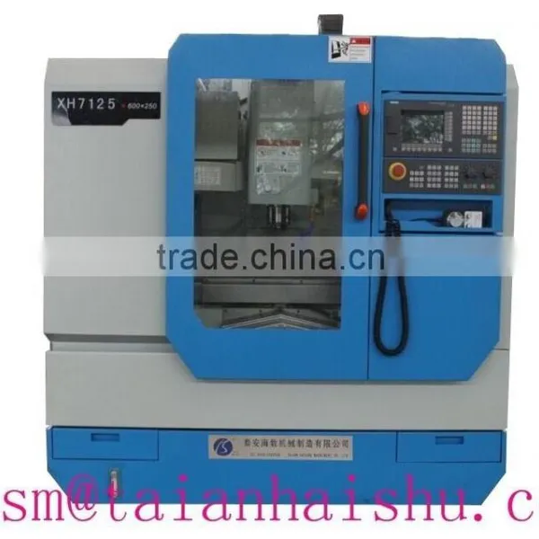 3 Axis XH7125 Cnc Vertical Machining Center With Taiwan High Speed Spindle Factory Manufacturing Price photo-3