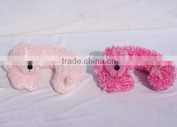 Very Cute Embroidered Plush Animal Pillow photo-4