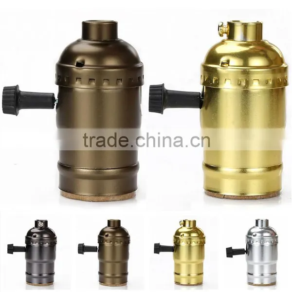 Types of Aluminum Lamp Holders E27 With Electric Wire Cable photo-2
