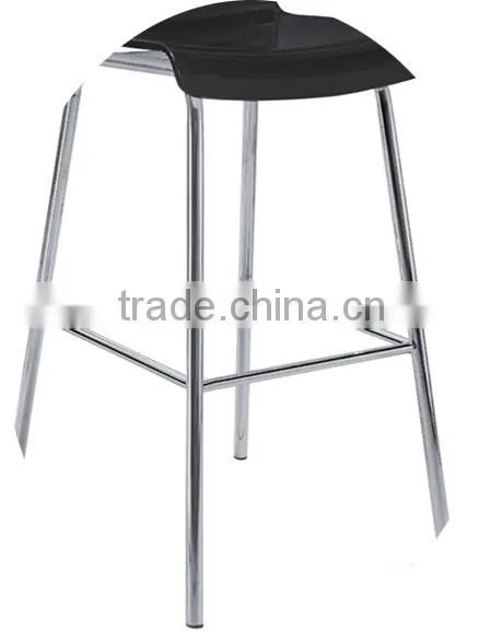 Hot Sale Modern Natural Ply-Wood Colorful Bar Stools With Simple Design photo-4