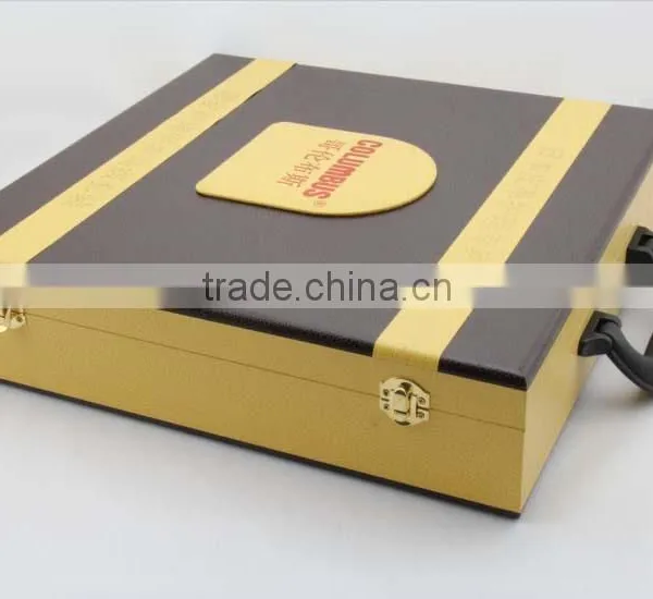 Luxury Handmade Wooden Gift Box With EVA Insert and Handle photo-3