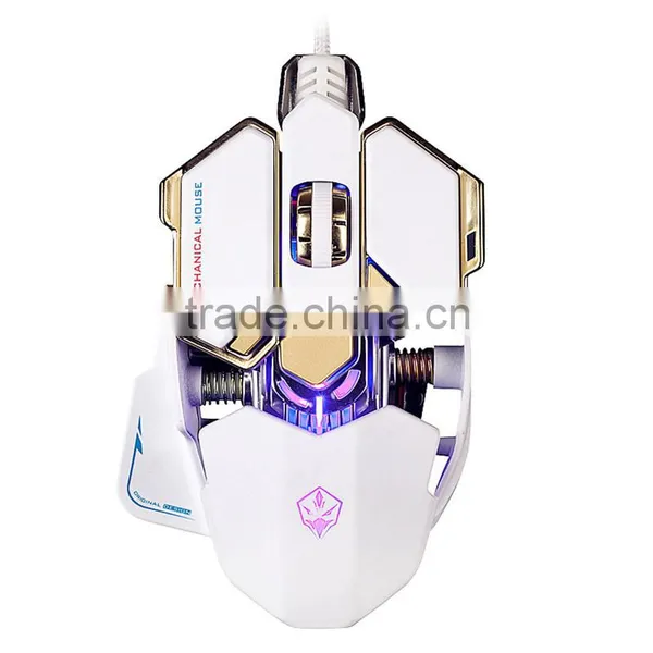 LUOM G10 10 Buttons 4 Colors DPI Adjustable Optical USB Wired Mouse photo-2