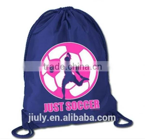 Soccer Sport Pack Cinch Sack Soccer Drawtring Bag photo-2
