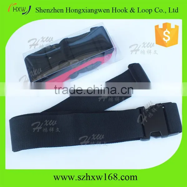 Black Custom 2cm*5m Adjustable Luggage Belt With Buckle photo-5