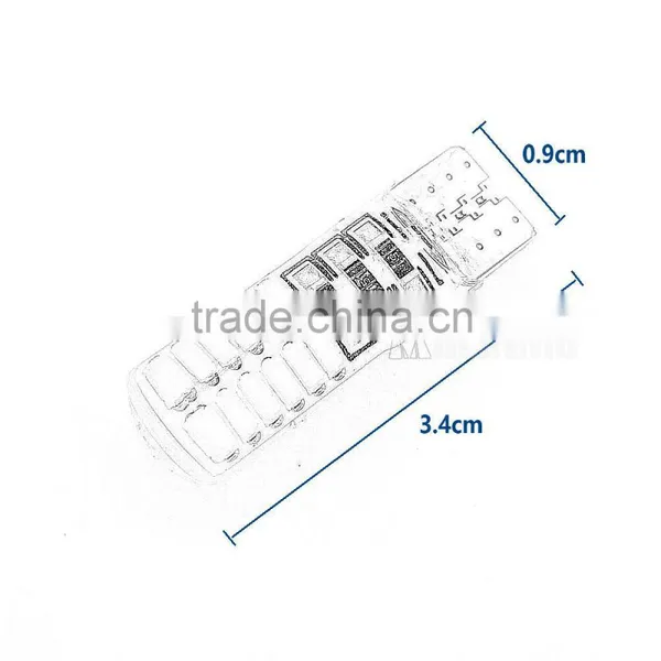 T10 24 Smd CANBUS ERROR FREE Silica Gel Car Marker Light Waterproof Wedge Light Reading Dome Auto Parking Bulbs photo-4