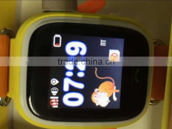 Wholesale 1.22 Inch Baby Smart Watch Antilost Watch, Q100 GPS Tracker Vibrating Alert Function for Kids With Wifi photo-4