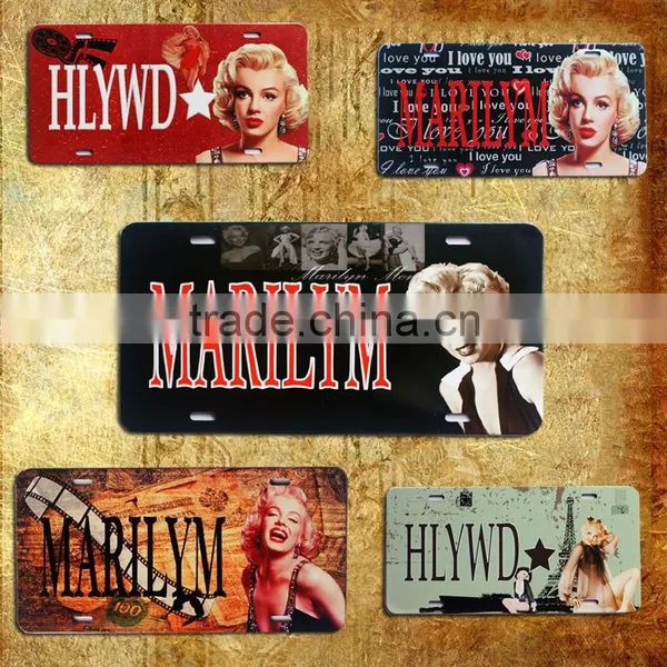 Custom Embossed Metal Sign,vintage Metal Tin Sign, Car License Plate Metal Sign photo-3
