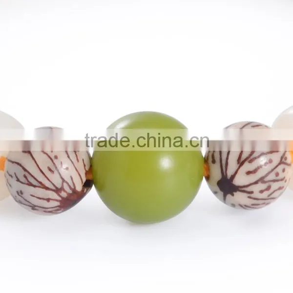 Natural White Onyx Agate Beads Bracelets Fashion Jewelry Made in China photo-4