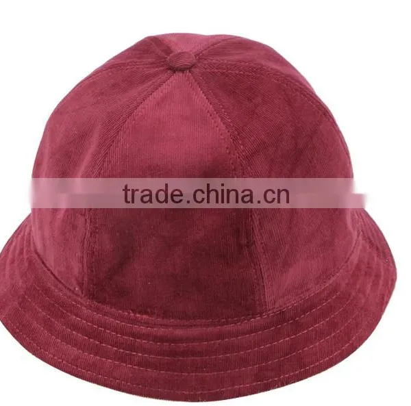 Wholesale Foldable Cotton Fashion 6 Panel Blank Designer Custom Bucket Hat photo-2
