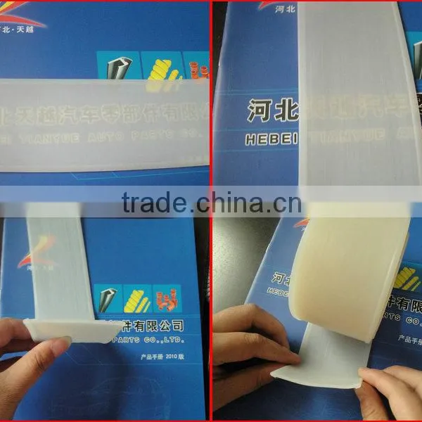 Low-cost Furniture Edge Trim Rubber Strip/rubber Gasket/transparent Rubber Sheet