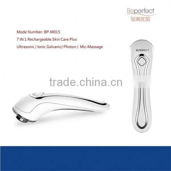 Home Use Biowave Massage Facial Beauty Device Hand-held Ultrasonic Facial Massager photo-6