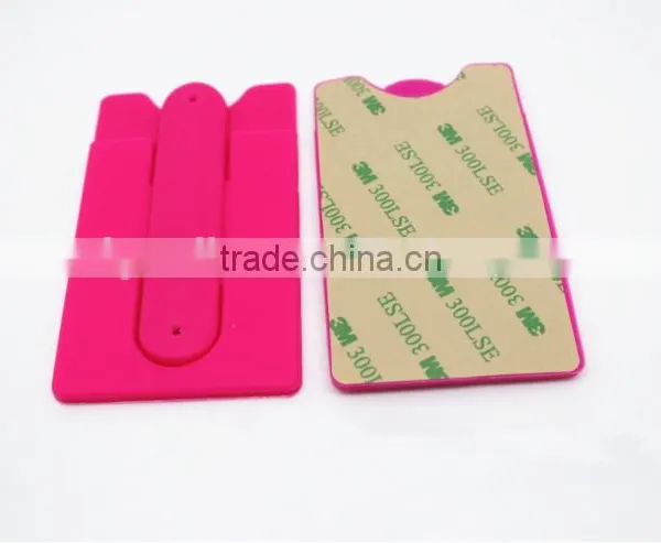 Mobile Phone Card Pocket Silicone Card Holder photo-4