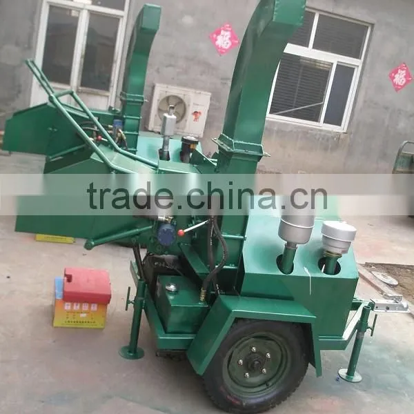 Wood Crusher With Diesel Engine Hydraulic Feed System photo-4