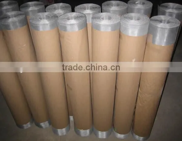 SS Finish/ Black Finished Aluminum Square Wire Mesh Woven Mosquito Net photo-2