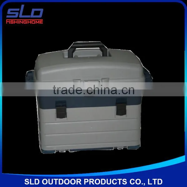 Multilayer Big Fishing Storage Plastic Box With 3pcs Tackle Accessories Box