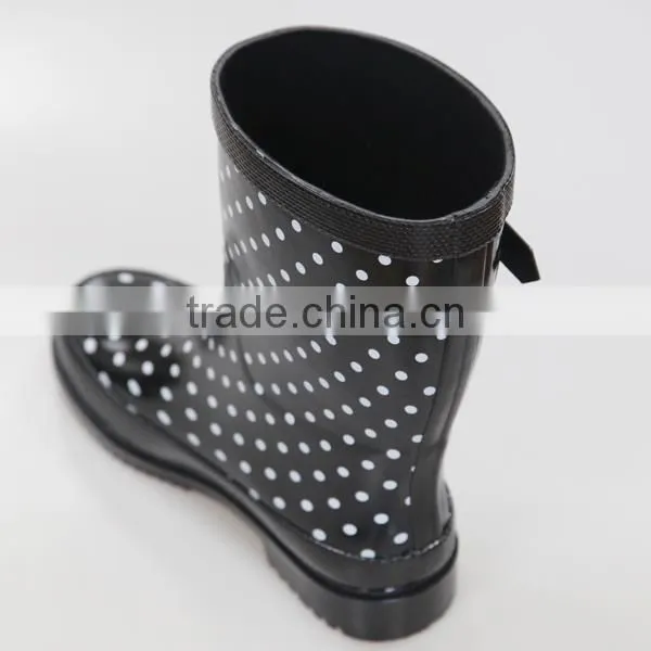 Women Mid Custom Logo Rain Boots photo-3