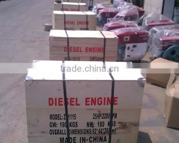 JD1105 Diesel Engine Best Quality Single Cylinder Diesel Engine With Radiator photo-5
