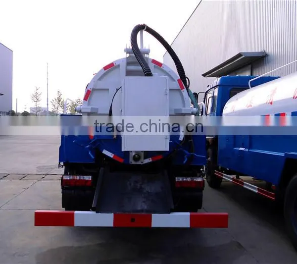 Good Quality 5cbm 4X2 Sewage Vacuum Sewer Cleaning Truck photo-3
