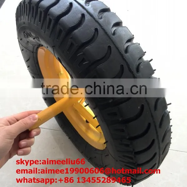 Wheel Barrow 8PR Rubber Tyre photo-2