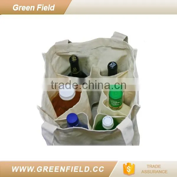 Design Canvas Fabric Wine Bottle Bag Wine Tote 2017 photo-2