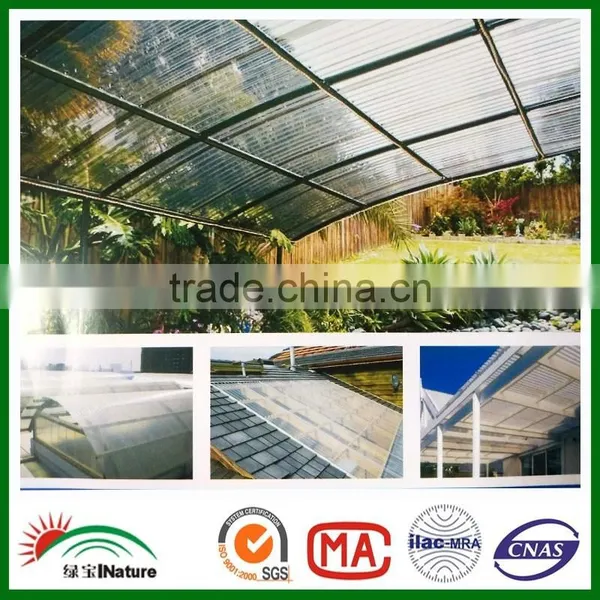 1.2 mm Polycarbonate Corruaged Sheet Roof and PC Canopy photo-4