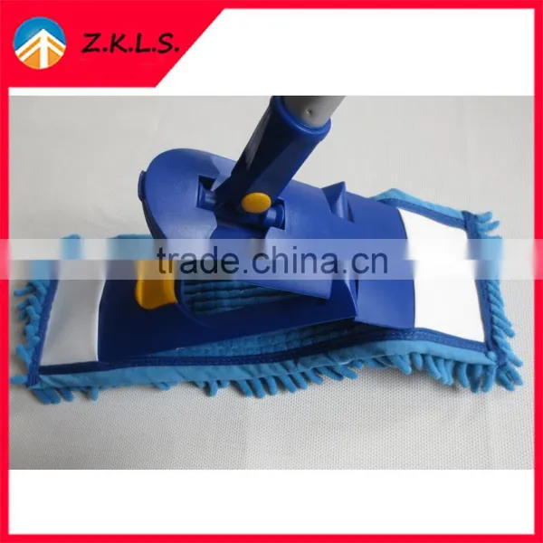 Scalable Long Handle Flat Floor Mop With Chenille Mop Head photo-4