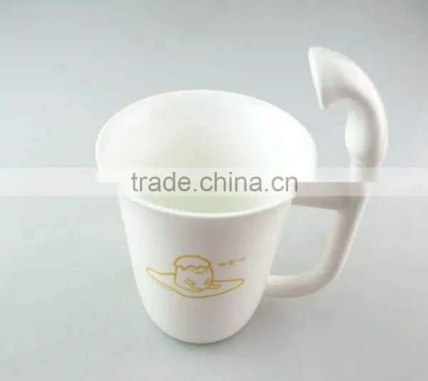 Special White Porcelain Mug , Cheap Wholesale Porcelain Mug in Stock photo-2