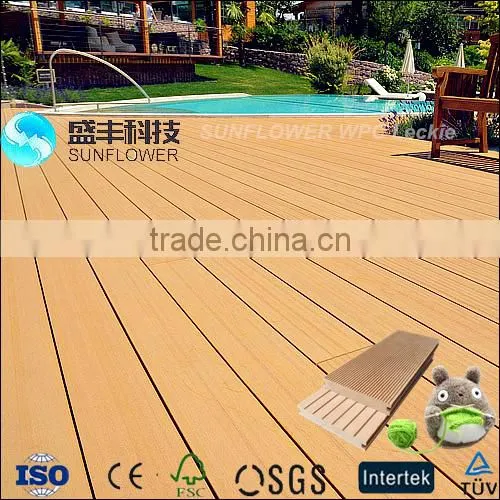 WPC Decking Composite Decking Wpc Plank for Outdoor