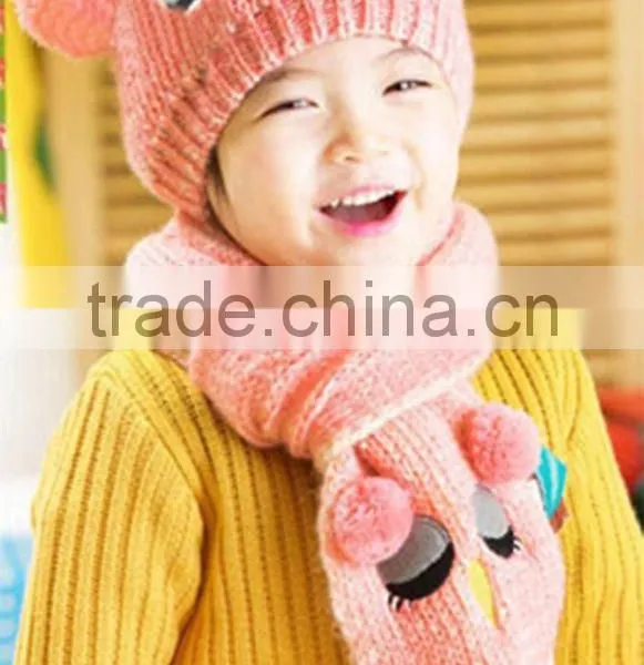 Portable Popular Set Winter Baby Hat Boy Girl Kids Warm Hat Cap photo-5