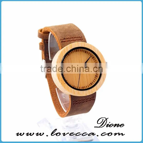 2017 Wooden Watch Logo Wood Bamboo Watch Directly From China Factory photo-2