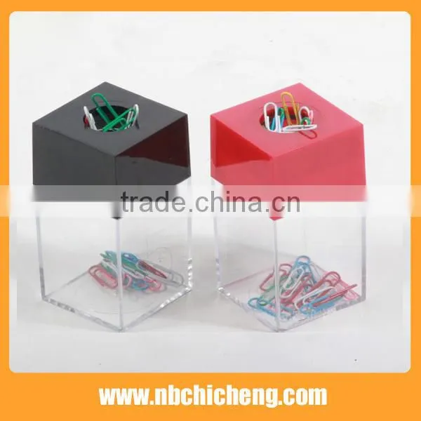Plastic Paper Clip Box Square PS Paper Clip Box Paper Clip Assortment photo-3