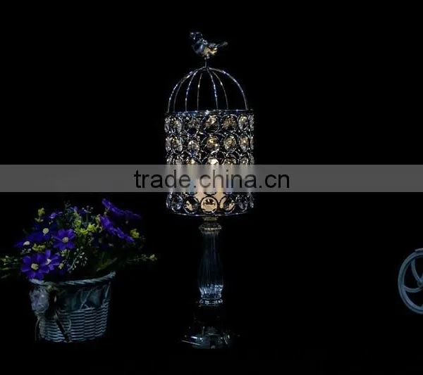 2015 New Metal Antique Diamond Lantern With Led photo-2