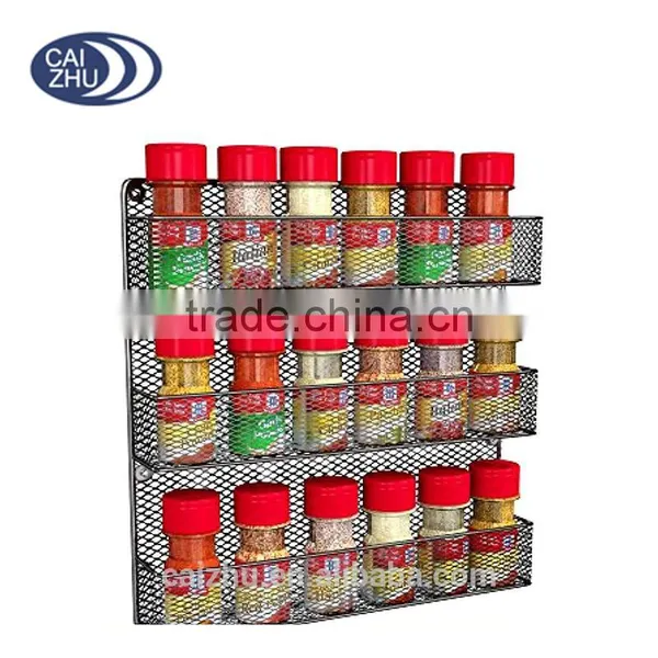 Country Rustic Wire Style Great Storage for Pantry Cabinet Spice Rack Organizer photo-2