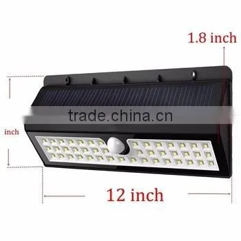 Solar Light, 44 LED Outdoor Wall Lamp, Wireless Motion Sensor Light for Patio, Yard, Garden With ON/AUTO/OFF photo-3