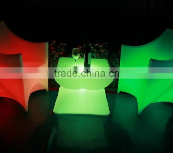PE Material Illuminated Bar Interactive Led Table for Indoor or Outdoor Using photo-5